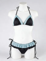High Waist 2-Piece Split Bikini Set for Women 2026 - Print Trendy Swimwear Chic Beach Vacation Summer Party Fashion