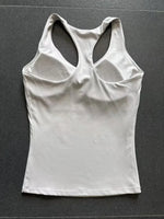 Women's Seamless Yoga Vest Sports Fitness Gym Beauty Back Top Nude Slim Fit Training Running Workout Vest