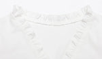 Ahagaga Sexy Women's Short T-Shirt 2026 Summer Y2K Tees V Neck Crop Tops Solid Slim Sheath Fashion Casual Outwear Beach Tops
