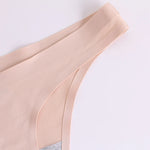 BZEL Sexy Women's Thongs Panties Traceless Soft Ice Silk Breathable G-String Lingerie for Woman Female Underwear 3XL Large Size