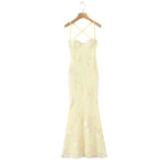 Women's Fashion Three-Dimensional Flower Heavy Craft Fishbone Underwire Dress For Woman Pure Desire Casual Elegant Dress Z3MN