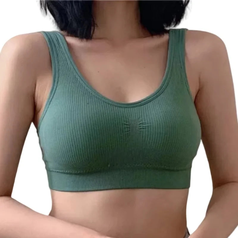 Seamless Bras For Women Push-Up Bra Sport Underwear Top Comfort Non-wire Padded Bralette Sexy Lingerie Daily Intimates M-L