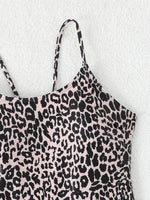 2026 Leopard Swimsuit One Piece String Backless Monokini Swimwear Women Sexy Bathers Bathing Swimming Swim Suit Female Beachwear