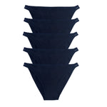 5Pcs/Set Cotton Panties Women Low Rise Briefs Solid Color Underwear Comfort Breathable Underpants M-XL Sexy Lingerie