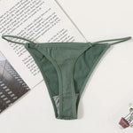 4Pcs/Set Women G-String Thongs Seamless Panties Sexy Lingerie Low Rise Female G-String High Cut Pantys Underwear