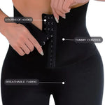 Womens High Waist Shaping Legging Tummy Control Butt Lifting Stretch Yoga Pant Training Sports Slimming Belly Plus Size Trousers