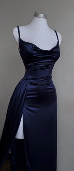 Y2k Hot Girls Pleated Spaghetti Strap Dresses Women Solid Color Sexy Backless Package Hip Slim Slit Long Dress Female Streetwear