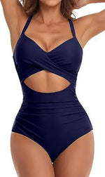 Leopard One Piece Swimsuit 2024 New Halter Push Up Swimwear Women Swimsuit Bathing Suit Beachwear Monokini Female Swimming Suits