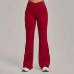 Women's Pilates Straight Yoga Pants Leggings Versatile Loose Wide-Leg Running Sports Fitness Hip-Lifting High Waist Trousers