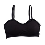 Push Up Padded Workout Bra Ribbed Sports Bra for Women Seamless Wireless Bralette V Neck Cami Crop Tops for Running Yoga