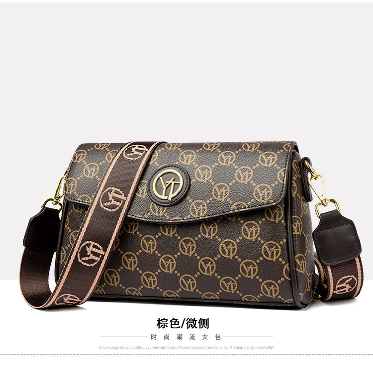 New Fashion Luxury Brand Women's Shoulder Bag High Quality Lady Crossbody Bag Round Women's Wallet Waterproof Women's Handbags