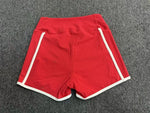 Women's High Waisted Yoga Shorts Slim Fit Hip Lifting Sports Pants Outdoor Running Fitness Gym Workout Shorts