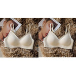 2Pcs/Set Seamless Bras For Women Sexy Lingerie Padded Non-wire Brassiere Adjust Shoulder Strap Underwear Comfort Intimates