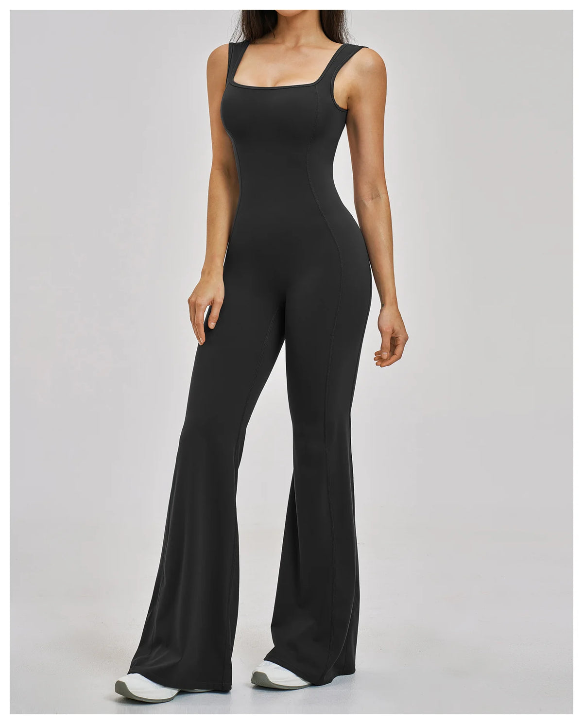 Slimming Yoga Jumpsuits Women Hollow Out Ruffles Backless Sportswear Fitness Back Hip-Lifting Leggings One-Piece Gym Bodysuits