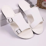 Women's 2026 New Double Buckle Strap Open-Toe Slide Sandals Minimalist Casual Summer Shoes