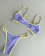 Sexy Micro Bikini 2026 Women Bandeau Padded Thong Swimsuit Female Cut Out Bathing Suit Swimwear Biquini swim