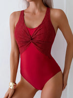 2026 Sexy Strappy Swimsuit One Piece Solid Swimwear Women Bathers Bathing Swimming Swim Suit Female Summer Beachwear