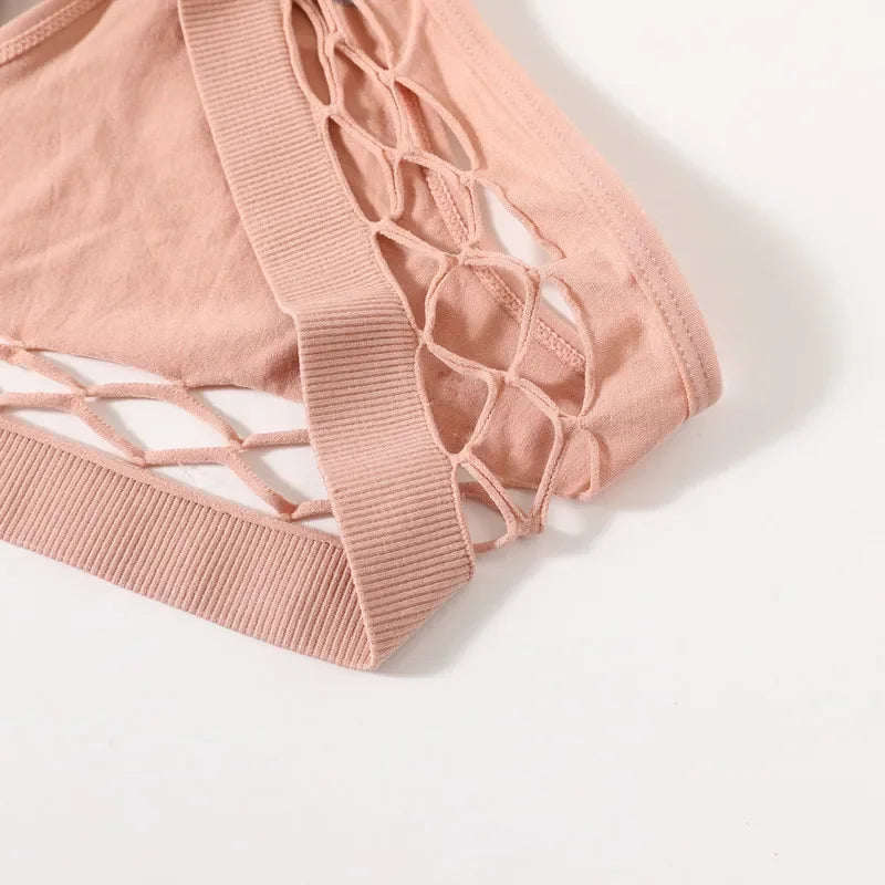 3Pcs/Set Sexy High Rise Panties Women Thongs Comfort G-String Underwear Sexy Lingerie Hollow Bottoms Female Underpants M-L
