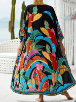 13 Colors Printed With Belt Crochet Knitted Tunic Beach Cover Up Cover-ups Beach Dress Beach Wear Beachwear Female Women K7201