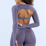 NCLAGEN Vision Shrug Long Sleeve Gym Top Women Yoga Shirt With Thumb Holes Breathable Fitness Running Workout Sports Shawl