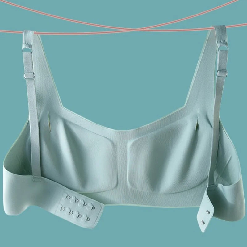 Women Seamless Padded Bra Square Neck Wireless Bralette Invisible Underwear Wide Straps Sexy Lingerie Comfort Intimates S-XL