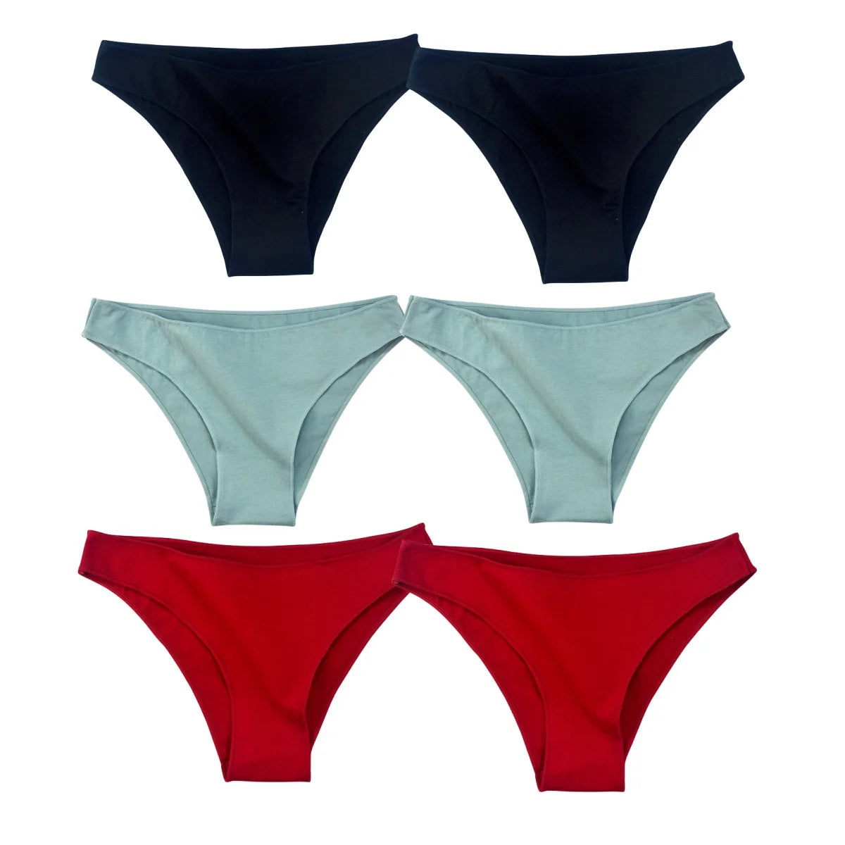 6Pcs/Set Women's Panties Cotton Briefs Underwear Female Underpants Low Rise Underwear Sexy Lingerie Soft High Cut Pantie