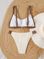 ZTVitality Sexy Patchwork Bikini Set 2025 New Arrival Biquini Padded Bra Push Up Swimsuit Women's Swimwear Summer Beachwear