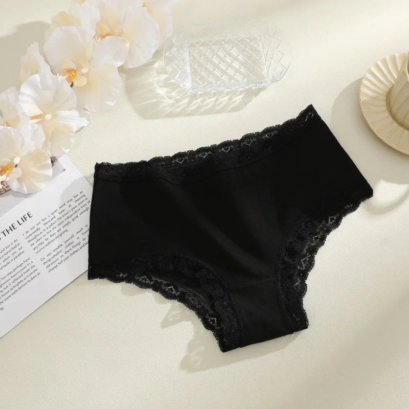3Pcs/Set Women's Seamless Cotton Briefs Women Panties Solid Color Breathable Underwear Female Low Waist Soft Lingerie S-XXL