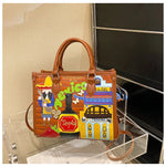 Design Patchwork Zipper 2026 Hot Sale Women's Bags Retro High Quality Women's Bags PU New Personality Stylish Shoulder Bags