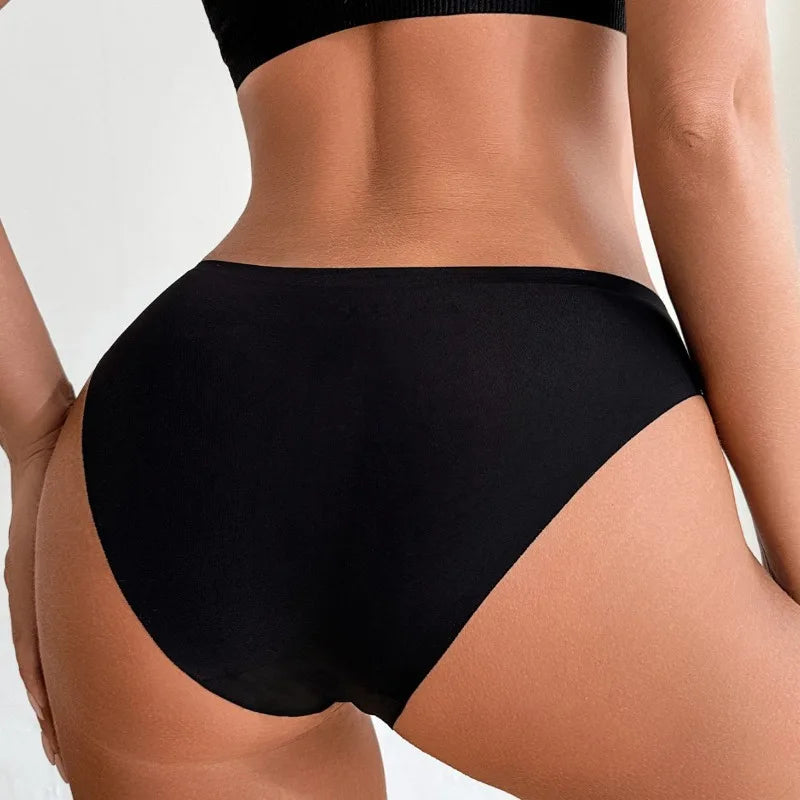 1pcs New Style Women's Panties Low-Rise Elegant Female Underwear Breathable Comfortable Sexy Lingerie Hot Sale Lady Briefs