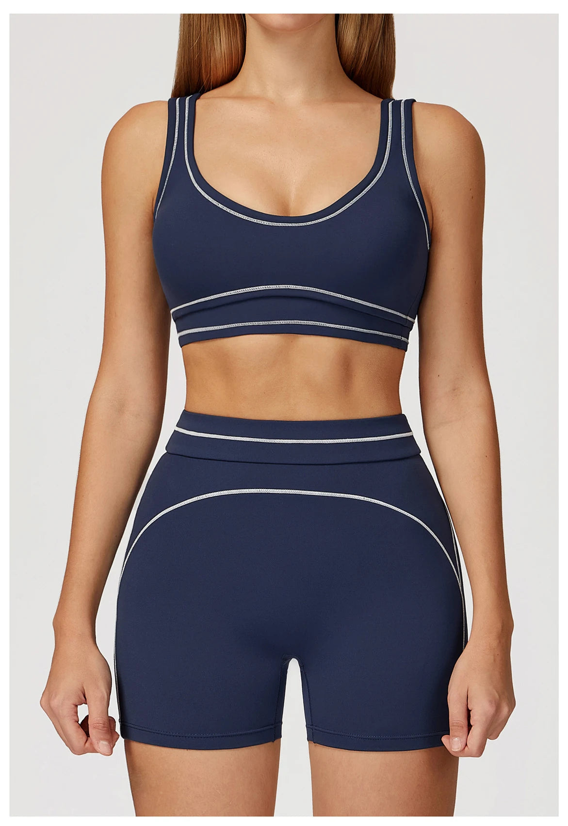 Women Shockproof Sports Bra Gym Fitness Running Yoga Vest Female Integrated Pilates Training Workout Breathable Sports Underwear