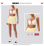 2026 Summer Tennis Short Skort Women Quick Drying High Waist and Abdominal Compression Lace Ruffles Yoga Golf Pleate Mini Skirt
