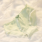 Cotton Panties Underwear Lovely Comfort Briefs Panty Female Low Rise Solid Color Student Briefs