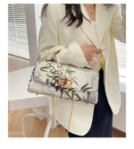 Vintage Bamboo Top Handle Bag Classic Mother Chic Lady Bags Women Shoulder Crossbody Bag Chain Bags Women's Handbags Purses