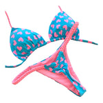 Triangle Thong Bikini 2026 Women Halter Brazilian Swimsuit Sexy Printed Swimwear Female Bathers Bathing Swimming Swim Suit