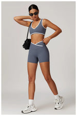 Yoga Shorts Women Fitness Shorts V-shaped Waist Running Cycling Shorts Breathable Sports Leggings High Waist Workout Gym Shorts