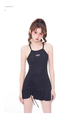 New Split Swimsuit for Women's Sports, American Style, Conservative, Meat Covering, Slimming, Vacation, Seaside Swimsuit