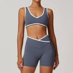 2PCS Yoga Set Women Tracksuit Nude Feeling Workout Sets Gym Clothes Push Up Fitness Running Sportwear Sport Bra Leggings Suit