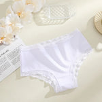 Women's Seamless Cotton Briefs Women Panties Solid Color Breathable Underwear Female Low Waist Soft Lingerie S-XXL