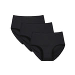 3Pcs/Set Cotton Panties Women Sexy Lingerie Plus Size Women's High Waist Briefs Solid Color Panty Breathable Underpants XS-2XL