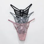 Girls Sexy G String Panties Women Lace Briefs Hollow Out Underwear Thong High Quality Transparent Underpants Lingerie Intimates