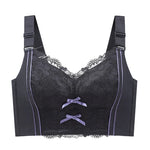 Womens Full Coverage Lace Push Up Bra Wireless Large Size Anti-sagging Underwear Female Lingerie 34 36 38 40 42 44 48 50 C D E