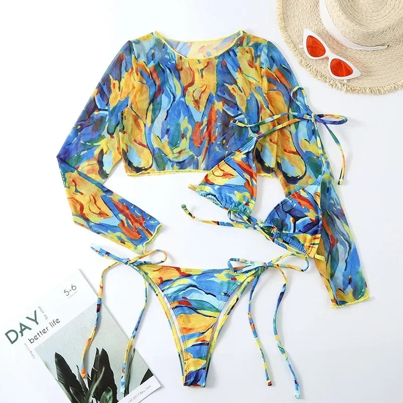 Toucheart Leopard For Women Swimsuit Items Halter Micro Bikini Top Separately Print Bathing Suit Brazilian Low Waist Beachwear