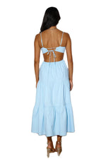 Spaghetti Strap Vacation Long Dress For Women Summer 2025 Fashion Elegant Sleeveless Backless Hollow Out Vestidos Party Dresses