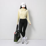 Women Cropped Zip Up Hoodie Loose Long Sleeve Drawstring Hooded Jacket Casual Yoga Workout Sports Coat