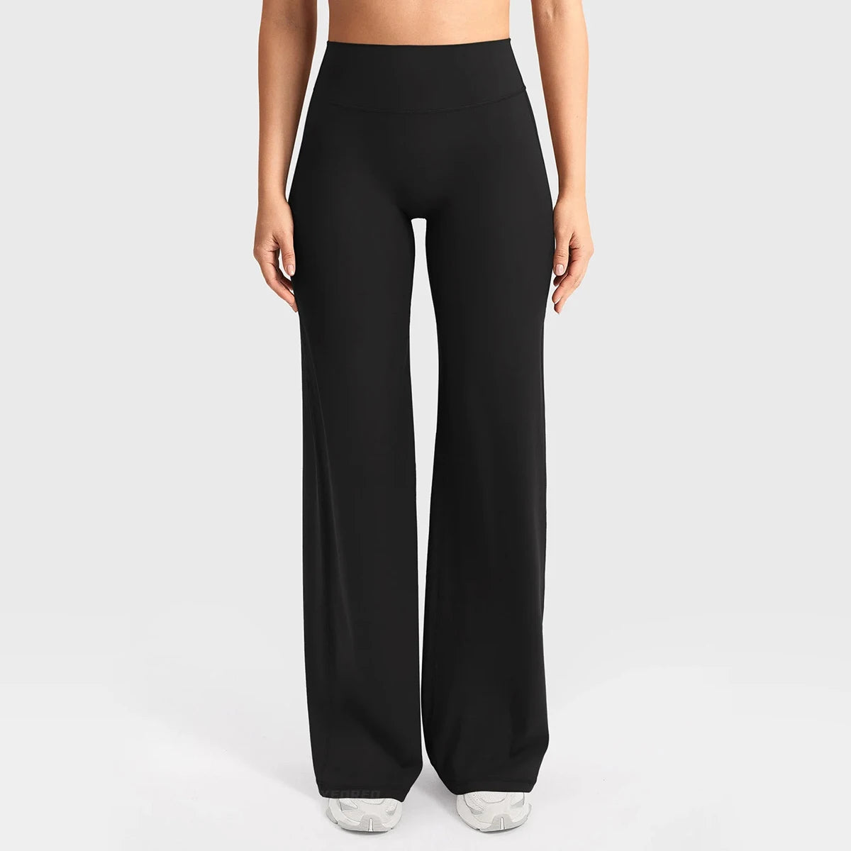 High Waist Pocket Yoga Pants for Women - Stretch Breathable Gym Workout Leisure Tummy Control Tights with Pockets