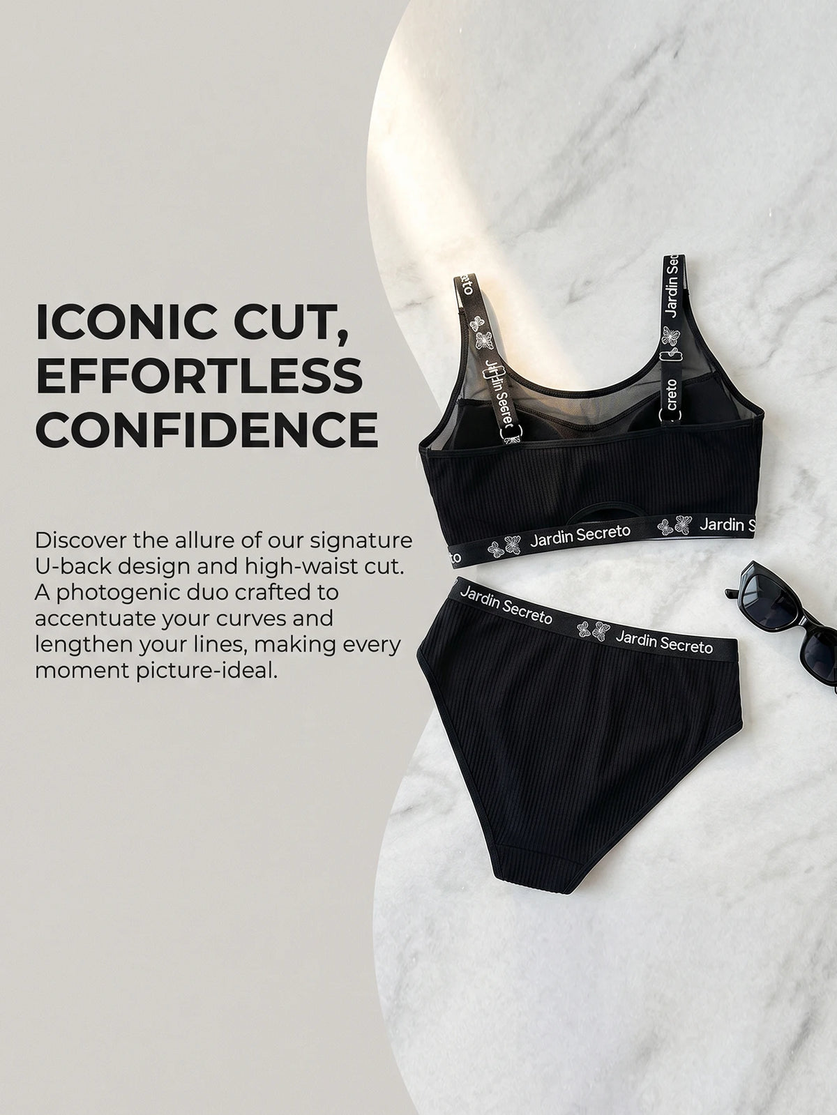 Fashion Wirefree Closure Bra Set Panty Set for Women Mesh Sheer Ribbed Bralette Thong Set 2 Piece Sexy Lingerie C3515