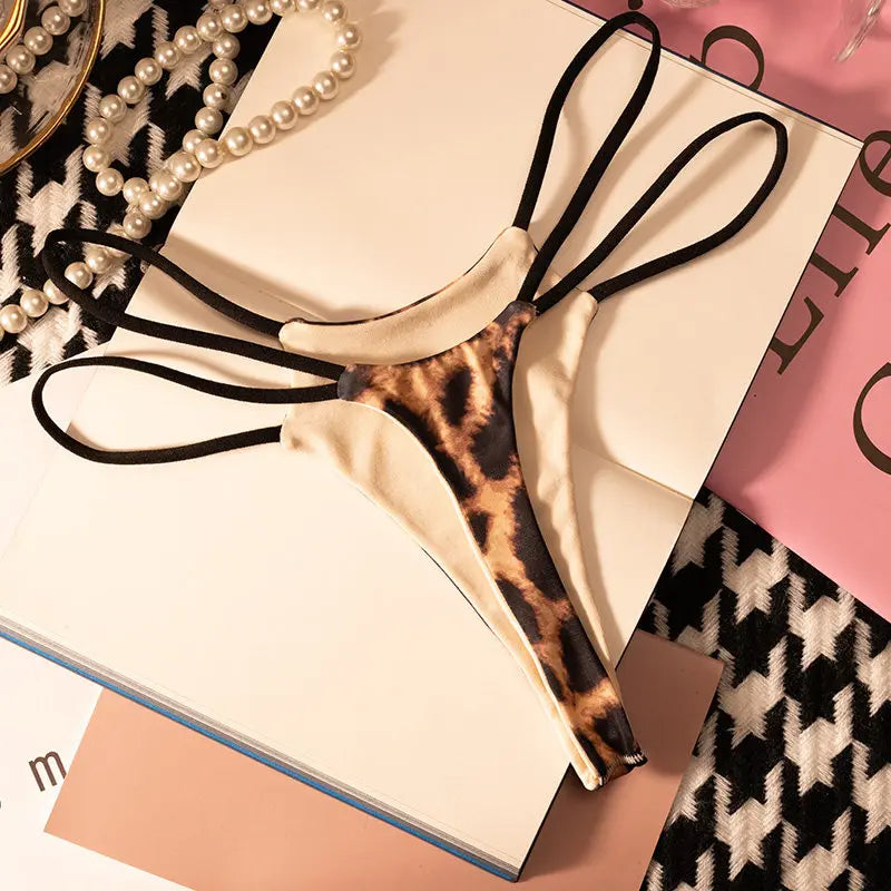 G String Thong Leopard Women Panties Sexy Briefs Cotton T-back Underwear Low Waist Seamless Femlae Lingerie Size S-XL