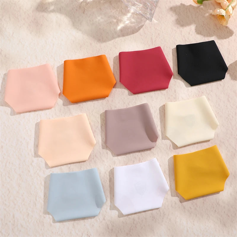 7PCS/Set Seamless Ice Silk Panties Women V-Waist Underwear Sexy Sports Briefs Panties Female Soft Ultra-thin Lingerie G-string
