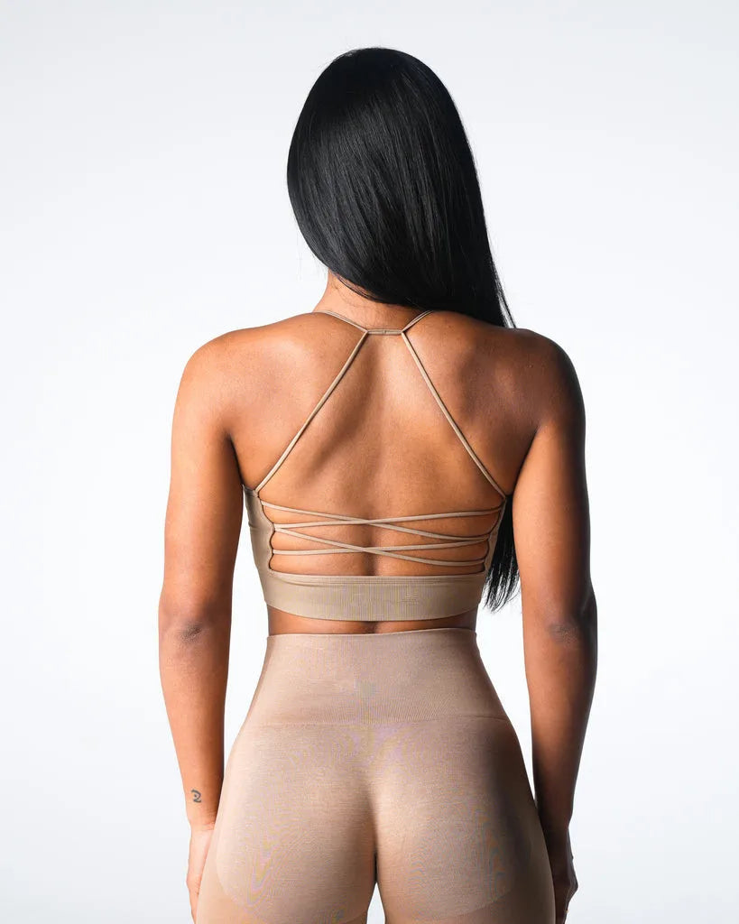 Cascade Seamless Sports Bra Top Women Clothing Padded Yoga Bras Push Up Gym Crop Top Brassiere Workout Bralette Sportswear